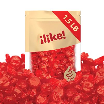 Cinnamon Discs Hard Candy 1.5 Pound Pack Individually Wrapped