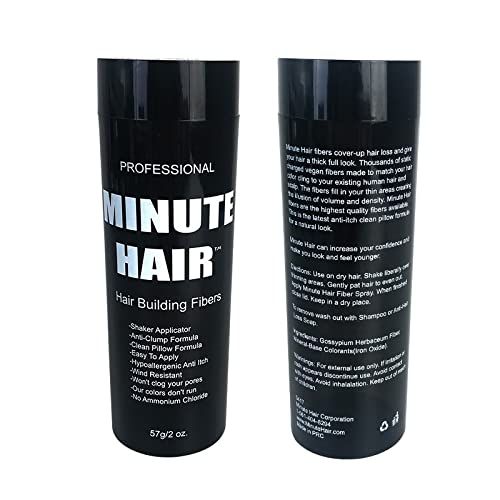 Biggie Sized 57 Gram Bottle Full Of Minute Hair Fibers. HI Grade Hair Building Fibers. Gargantuan Amount of DARK BROWN Fibers Inside A Compact Size Refillable Bottle. Choose Your Color.