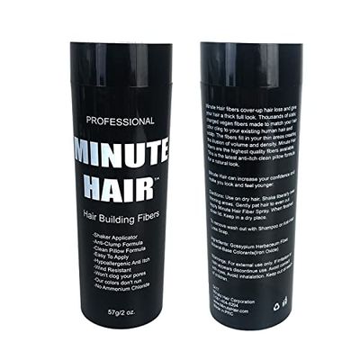 Biggie Sized 57 Gram Bottle Full Of Minute Hair Fibers. HI Grade Hair Building Fibers. Gargantuan Amount of DARK BROWN Fibers Inside A Compact Size Refillable Bottle. Choose Your Color.