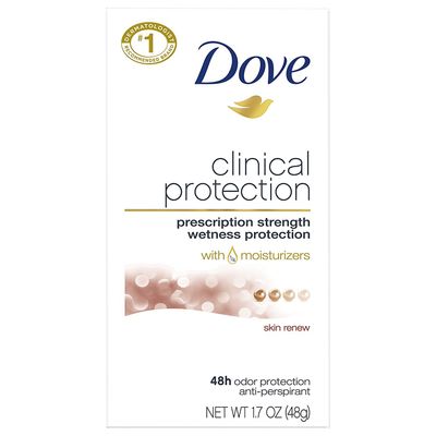 Dove Clinical Protection Antiperspirant, ClearTone Skin Renew, 1.7 oz