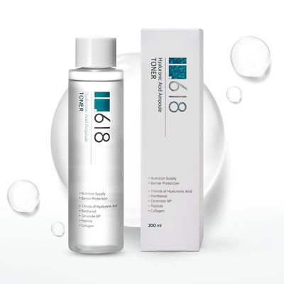 1.618 Hyaluronic Acid Toner - 7-Layer Hydration for Radiant, Balanced Skin All Skin Types Korean K-Beauty (6.7 Fl Oz)
