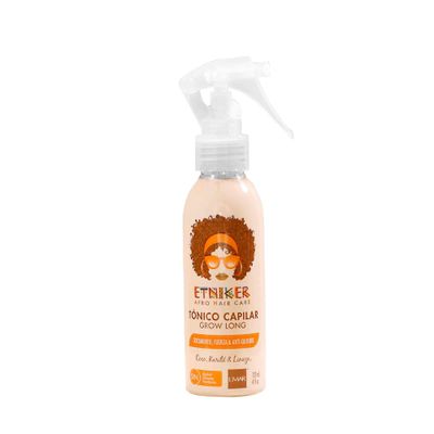 ETNIKER Hair Tonic for Afro, Curly Wavy Hair Strengthens Reduces Breakage with Coconut, Flaxseed Shea Butter Alcohol-Free, Paraben-Free Nourishing Scalp Treatment 4 fl oz by LMAR