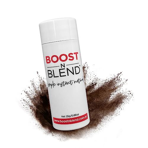 Boost N Blend Hair Volumizer for Thinning Hair in Women - Cotton Fibers and Concealer Powder for Visible Scalp (25g0.88oz)