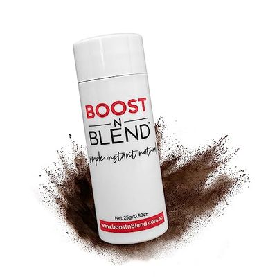 Boost N Blend Hair Volumizer for Thinning Hair in Women - Cotton Fibers and Concealer Powder for Visible Scalp (25g0.88oz)