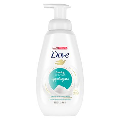 Dove Shower Foam with Nutrium Moisture TechnologyHypoallergenic Gentle Bodywash, Sensitive Skin, 13.5 Fl Oz