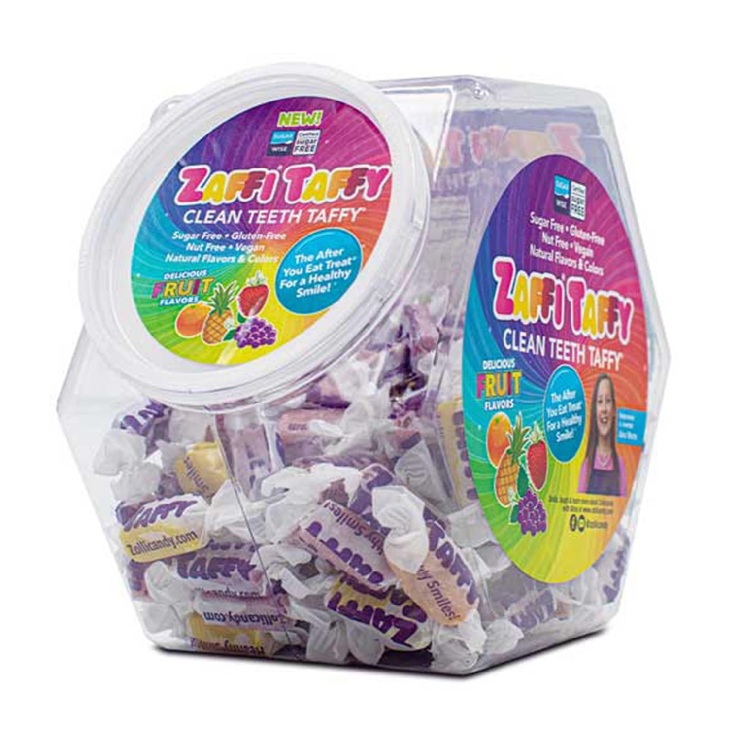 Zollipops Candy Clean Teeth Keto Sugar Free Taffy, Variety Pack, 32 Oz (Packaging may vary)