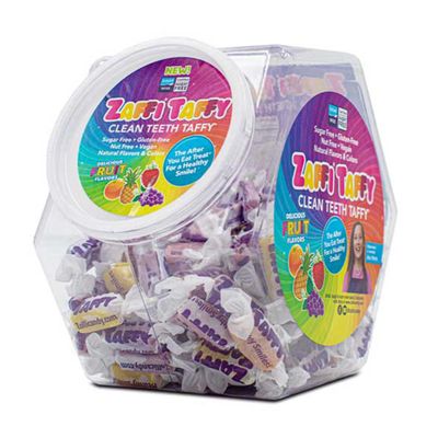 Zollipops Candy Clean Teeth Keto Sugar Free Taffy, Variety Pack, 32 Oz (Packaging may vary)