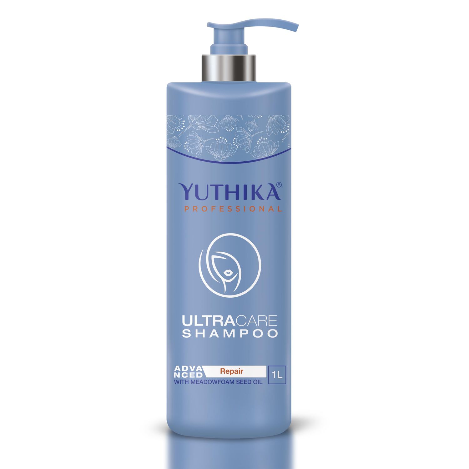 Yuthika Professional UltraCare Advanced Hair Repair Anti Dandruff Shampoo for Frizzy Damaged Hair Help Strengthens Weak Brittle Hair for Strong Silky Shiny Hair for Women Girl Men - 33.81 FL Oz