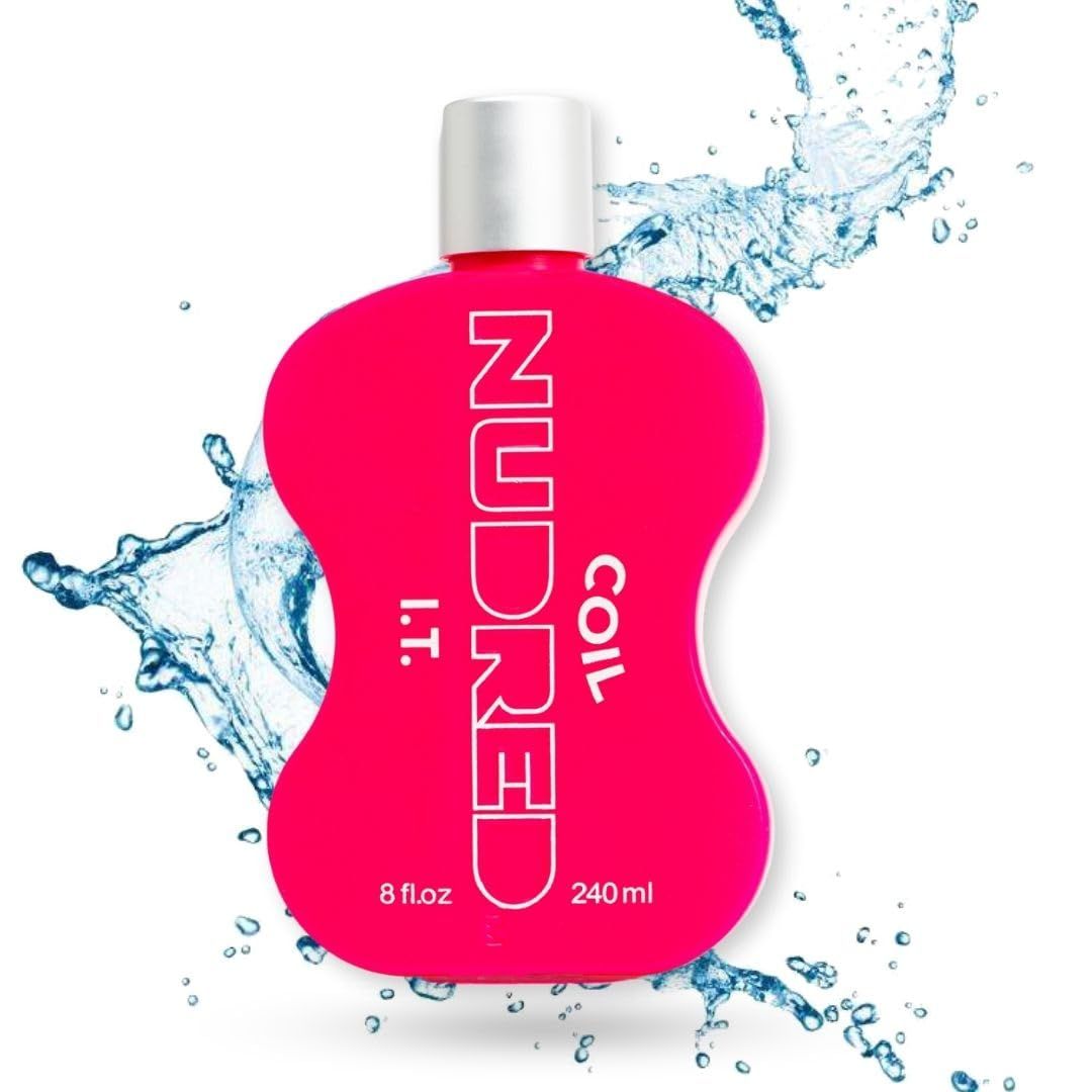 NuDred Coil I.T. Curly Hair Moisturizer with Natural Oils for Black Hair, Curl and Coil Defining Cream for Hydrated Twist Outs, Flat Twists Bantu Knots, Sulfate Free Paraben Free Curl Cream, 8 OZ