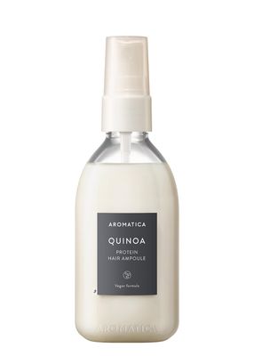 AROMATICA Quinoa Protein Hair Ampoule 3.38 fl. Oz - Vegan Protein Hair Serum for Silky Hair Nourishing Dry, Damaged Hair Silicone Free