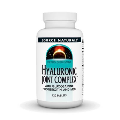 Source Naturals Hyaluronic Joint Complex with Glucosamine, Chondroitin MSM Extra Strength - 120 Tablets