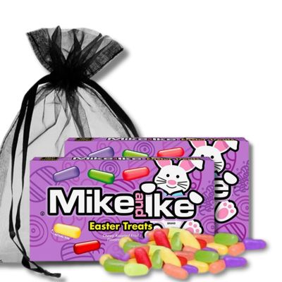 Mike Ike Easter Treats - Colorful Easter Themed Chewy Candy - Gift Pack of 4.25 oz. Boxes By Lyza&#39;s Sweets Treats (Pack of 2)