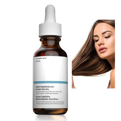 Hair Growth Serum for Thinning Hair, 30mL Vegan Multi Peptide Hair Serum for Hair Growth, Natural Frizzy Hair Serum for Men Women.