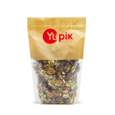 Yupik Butter Toffees Candies, 2.2 lb (35.2 oz), Individually Wrapped, Semi-Soft Caramels, Rich Creamy, Chocolate, Milk, Coffee Flavors, Delicious Snacks, Ideal for Gifting, Halloween Holidays