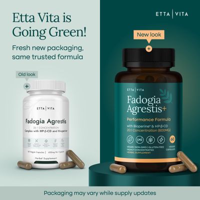 Organic Fadogia Agrestis 600mg for Natural Test Support (2X More Pure - 3X More Absorbent) Athlete Approved - Supports Muscle Growth Recovery, Healthy Energy Levels, Drive, Stamina Mood - 60ct
