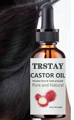 TRSTAY Pure Castor Oil, Cold-Pressed Hair Treatment Serum, Natural Extra Strength 50ml (50ml)