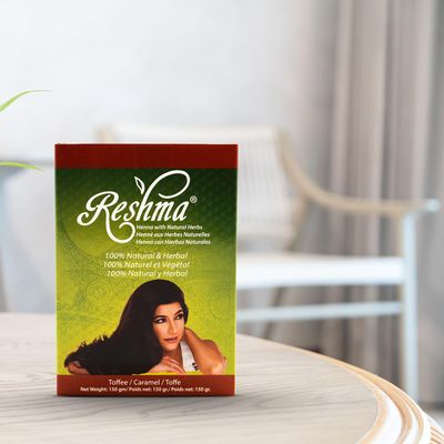 Reshma Beauty Classic Henna Hair Color 100 Natural, For Soft Shiny Hair, Henna Hair Color, Gray Coverage, Ayurveda Hair Product, 5.29 oz, Pack of 1 (Toffee)