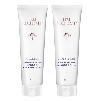Tru Alchemy Shampoo Conditioner - Best Shampoo and Conditioner for Dry Damaged Hair - Speed Up Hair Growth and Boost Volume, 9 fl oz.