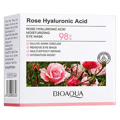 BIOAQUA Rose Hyaluronic Acid Moisturizing Eye Mask Dark Circles Removes Eye Bags Hydration Skin 80g (60pcs30pairs)
