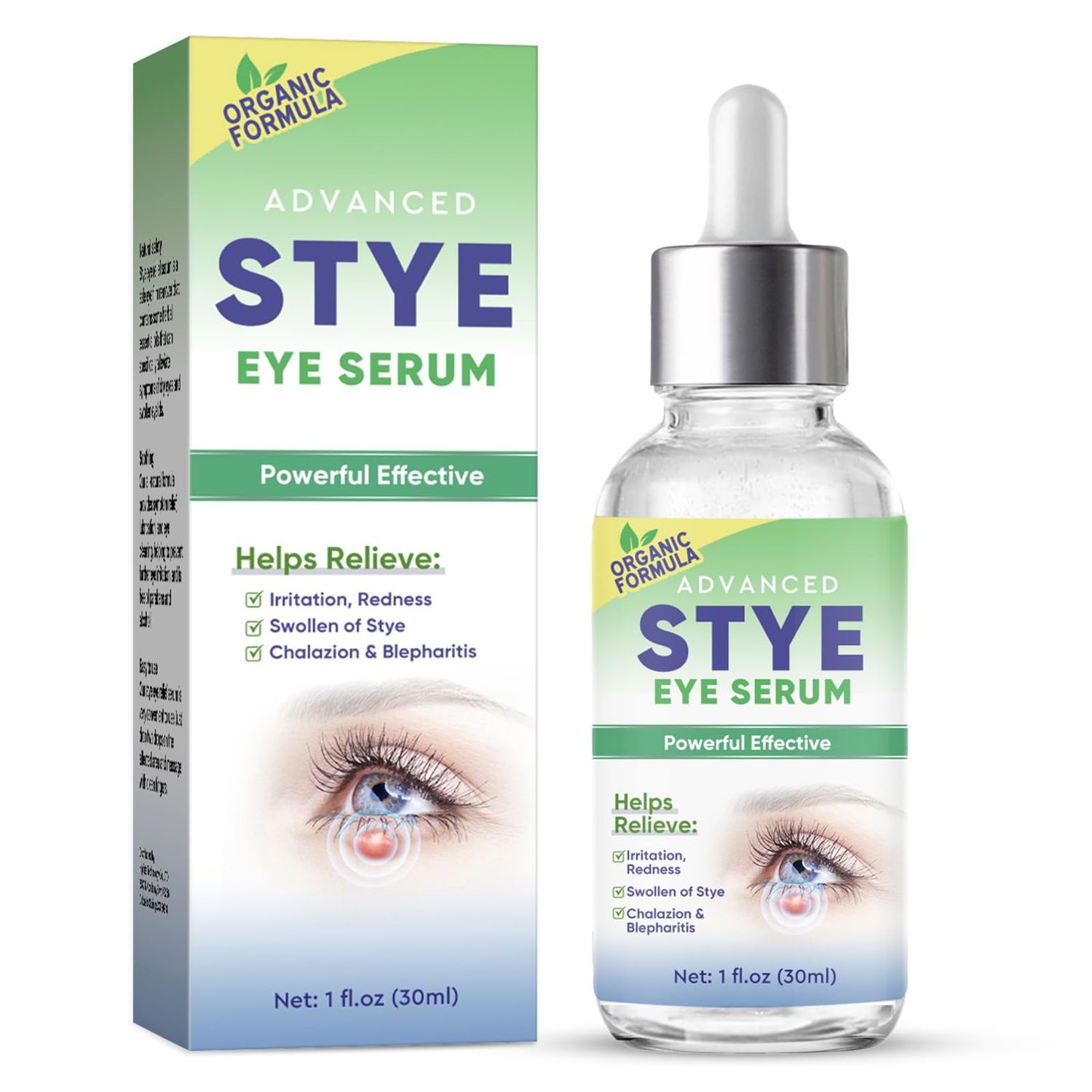 Stye Eye Treatment, Effective Stye Eye Drops Serum for Styes Chalazion and Blepharitis, Fast Chalazion Remover for Restore Healthier Ey-e Skin
