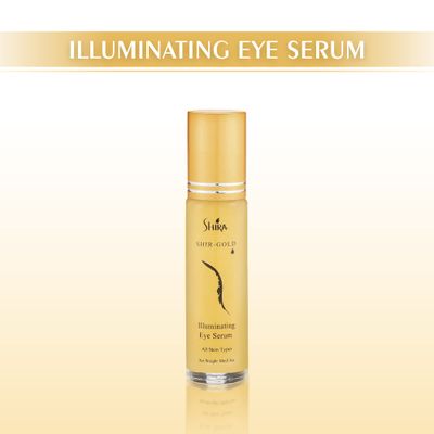 Shira Shir-Gold Illuminating Eye Serum HelpsTo Reduce Fine lines and Dark area around EyesHydrates Eye AreaSuits All Skin Types (10 ML)