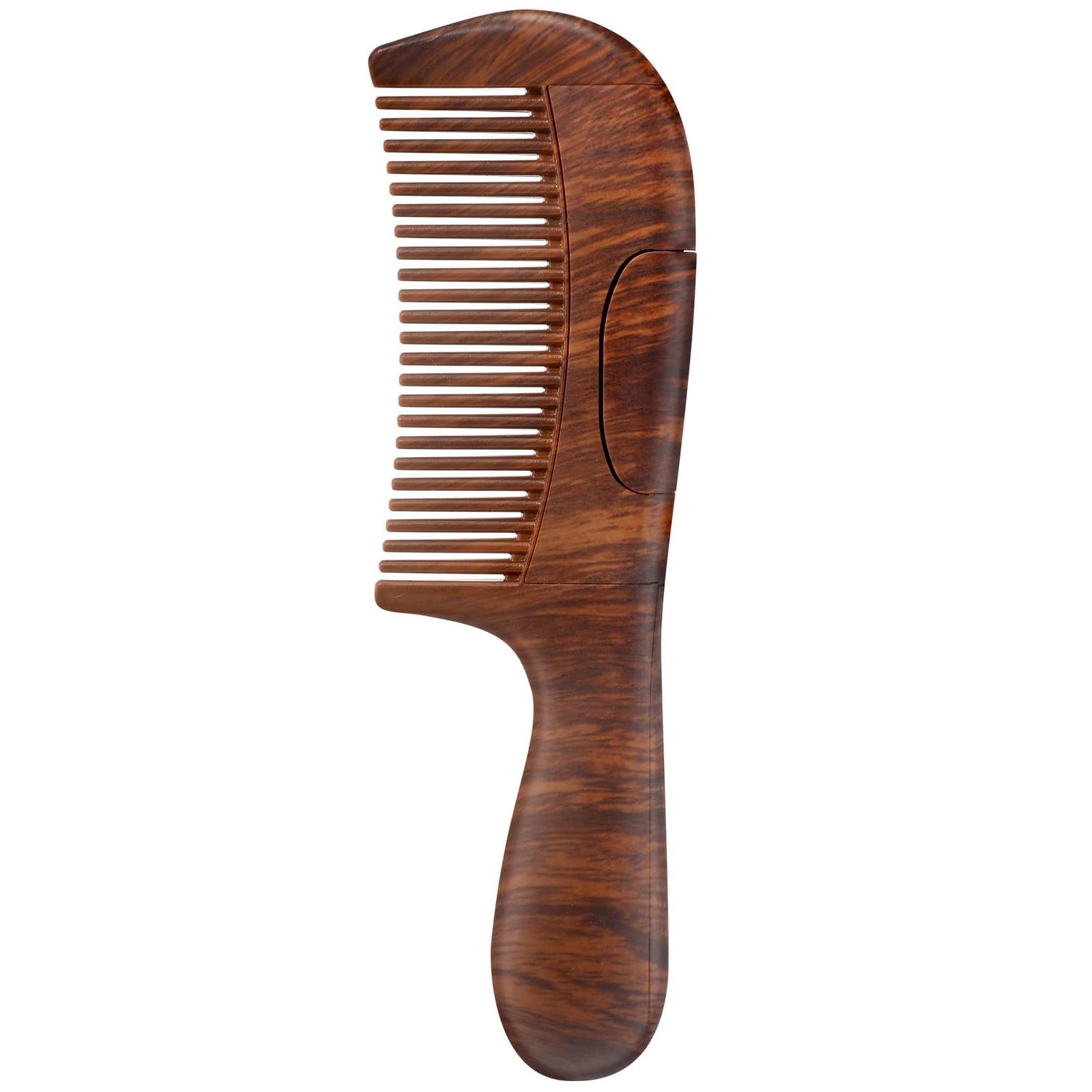 Honeydak Dandruff Comb, Hollow Tooth Button Scalp Psoriasis Multifunctional Lice Energy Massager Hair Comb Healthier Scalp for Massage Combs for Women Men