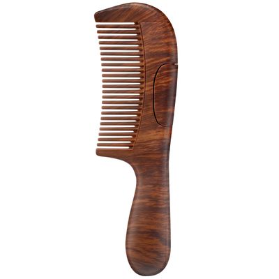 Honeydak Dandruff Comb, Hollow Tooth Button Scalp Psoriasis Multifunctional Lice Energy Massager Hair Comb Healthier Scalp for Massage Combs for Women Men