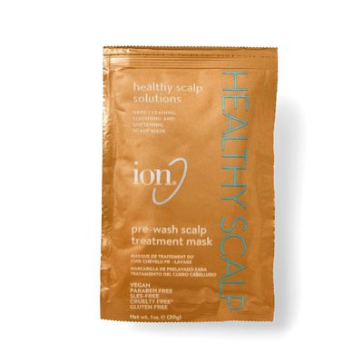 ion Healthy Scalp Mask For all hair types, Soothing and Softening, Vegan Cruelty free 1 Oz
