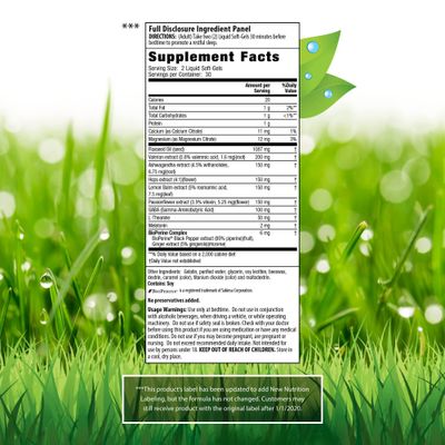 Irwin Naturals Power to Sleep PM - 60 Liquid Soft-Gels - with Melatonin, GABA, Ashwagandha, Valerian Root L-Theanine - 30 Servings