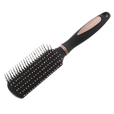 RN BEAUTY Anti-Static Massage Hair Brush for Men and Women Adults and Kids Nylon Bristle Pins Brushes Blow Dry Detangle Hairbrush Comb for All Wet or Dry Hair Types Styling - Rectangle