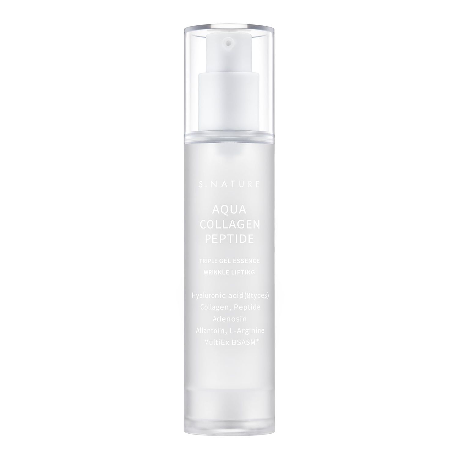 S.Nature S Nature Aqua Collagen Peptide Triple Gel Essence Serum 50ml 1.69 Fl Oz