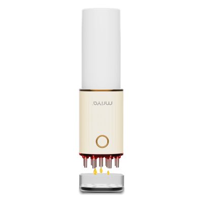 mriya Vibrating Scalp Massager Brush - 2 in 1 Hair Oil Applicator with 70ml Liquid Storage, Scalp Oil Applicator Head Massager