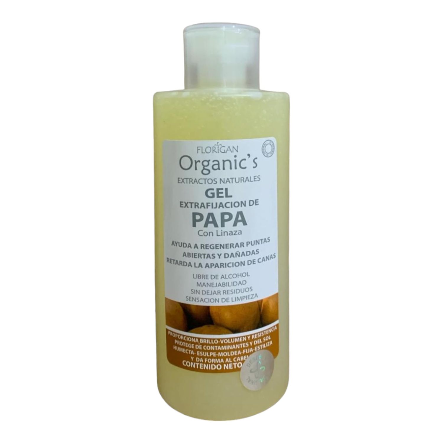 Protein Fortified Hair Gel Fortalecedor de Papa 500ml. Florigan
