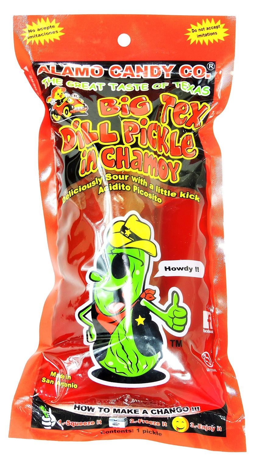 Chamoy pickle Alamo candy co
