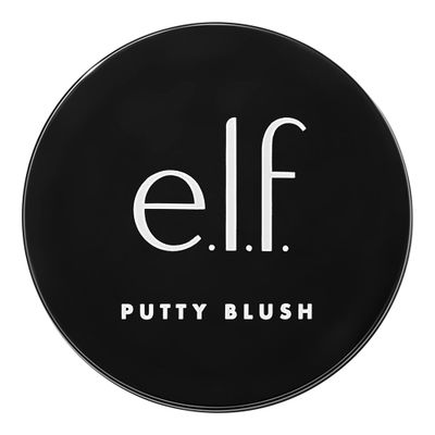e.l.f. Putty Blush, Creamy High-Pigment Formula For A Natural Glow, Delivers A Semi-Matte Powder Finish, Vegan Cruelty-Free, Caribbean