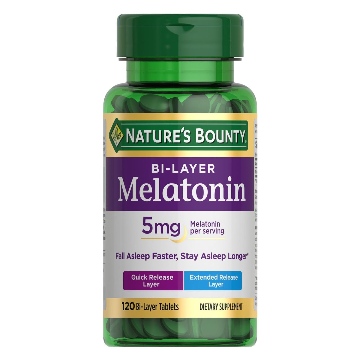 Nature&#39;s Bounty Melatonin 5mg, 120 Tablets
