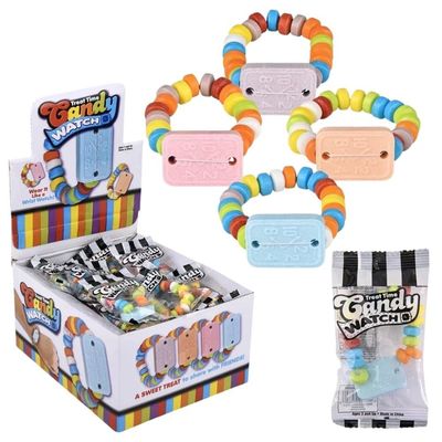 Treat Time Assorted Color Candy Watch (Pack of 48) - Fun Candy in Watch Shape, Individually Wrapped, Perfect for Party Favor and Suitable for Ages 3 and Up