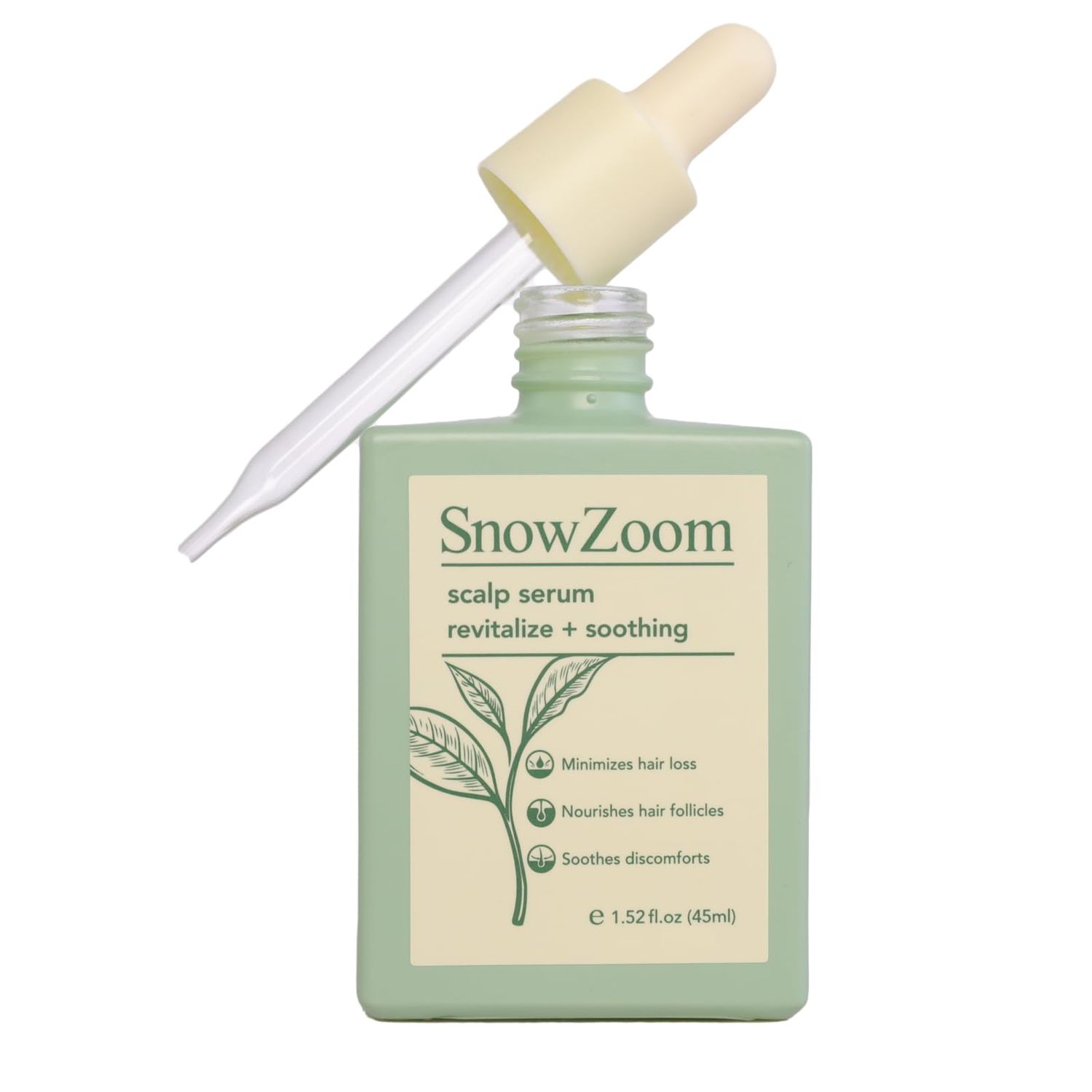 Scalp Serum for Thinning Hair, 30ml - Clinically Tested, Nourishing Formula with Amino Acids, Caffeine Rosemary Oil - Promotes Healthy Scalp Fuller-Looking Hair, Reduces Oil Product Buildup