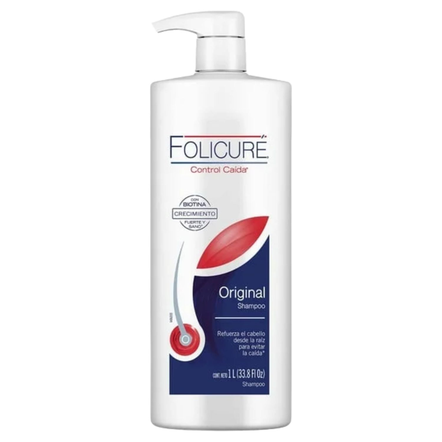 Tu Salud Plus Folicure Anti-Hair Loss Shampoo for Thinning Hair, Original Formula, 33.8 FL oz