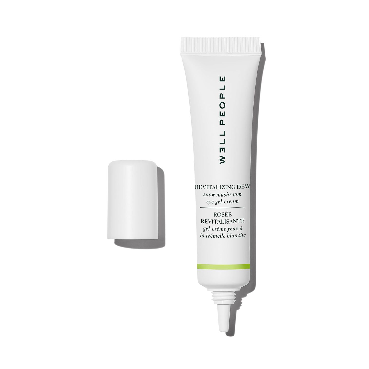 Well People Revitalizing Dew Snow Mushroom Eye Gel-Cream, Gel-based Eye Cream For Moisturizing Undereyes, Targets Fine Lines, Vegan Cruelty-free