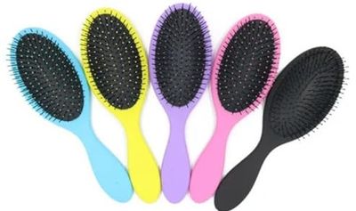 Hair Care Brush Massager Bristle Wet Dry Detangling Hair Brush Soft Cushion Nylon Boar Bristle Hair Brush