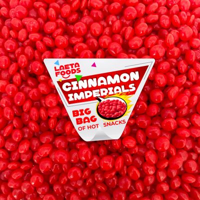 Cinnamon Imperials 5 Pound Bulk Bag Red Hots Hard Candy