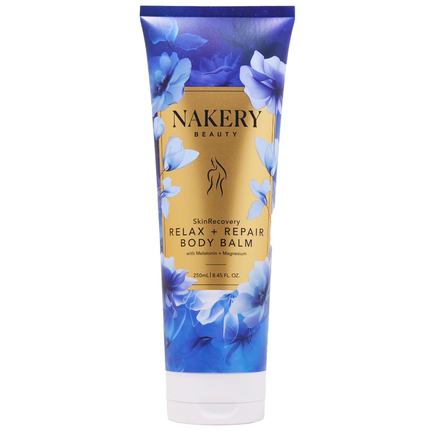 Nakery SkinRecovery Relaxing Magnesium Balm - Skin Tightening Cream for Body with SepiLift Retinol - Muscle Balm with Melatonin for Restful Sleep - Hydrating Dry Skin Cream with Shea Butter