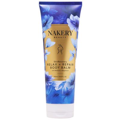 Nakery SkinRecovery Relaxing Magnesium Balm - Skin Tightening Cream for Body with SepiLift Retinol - Muscle Balm with Melatonin for Restful Sleep - Hydrating Dry Skin Cream with Shea Butter