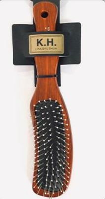 Hair Wooden Comb with Handle for Women and Men, Wooden Detangler Comb for Hair Growth