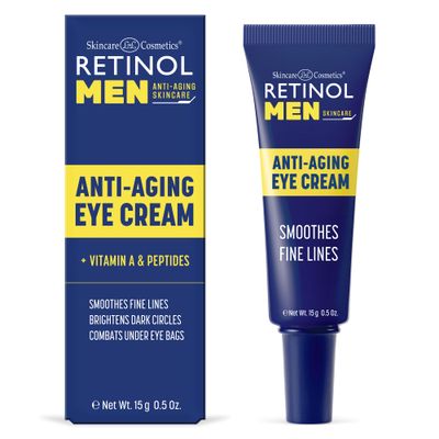Retinol Mens Eye Cream - The Original Retinol Eye Treatment For Men - Targets Under-Eye Area to Reduce Puffiness Dark Circles, Boost Hydration Drastically Minimize the Visible Signs Of Aging