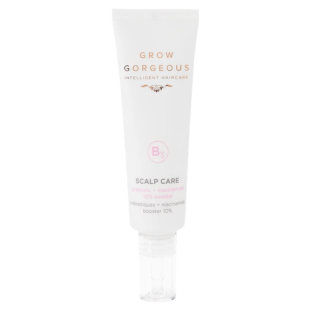 Grow Gorgeous Scalp Care Prebiotic and Niacinamide 10 Booster - Volumizing Scalp Treatment with Vitamin B3 to Reduce Oiliness - Vegan