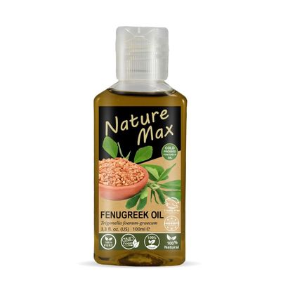 bonballoon Nature Mix Fenugreek Oil Essential Oils Organic Natural Undiluted Pure For Hair Growth Skin Health Care Massage Cold Pressed Premium Quality ( 3.38 oz 100 ml )