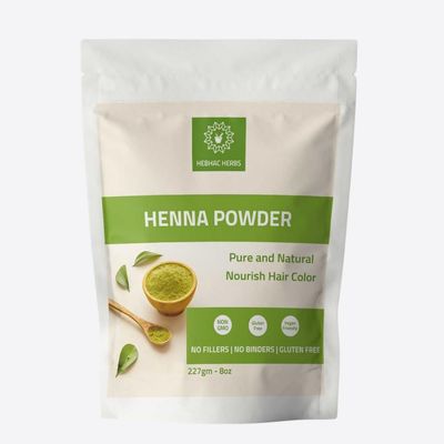 Henna Powder for Black Hair 227g - Pure and Natural Hair Colour Heena Mehendi Powder for Natural Hair Color, No Preservatives