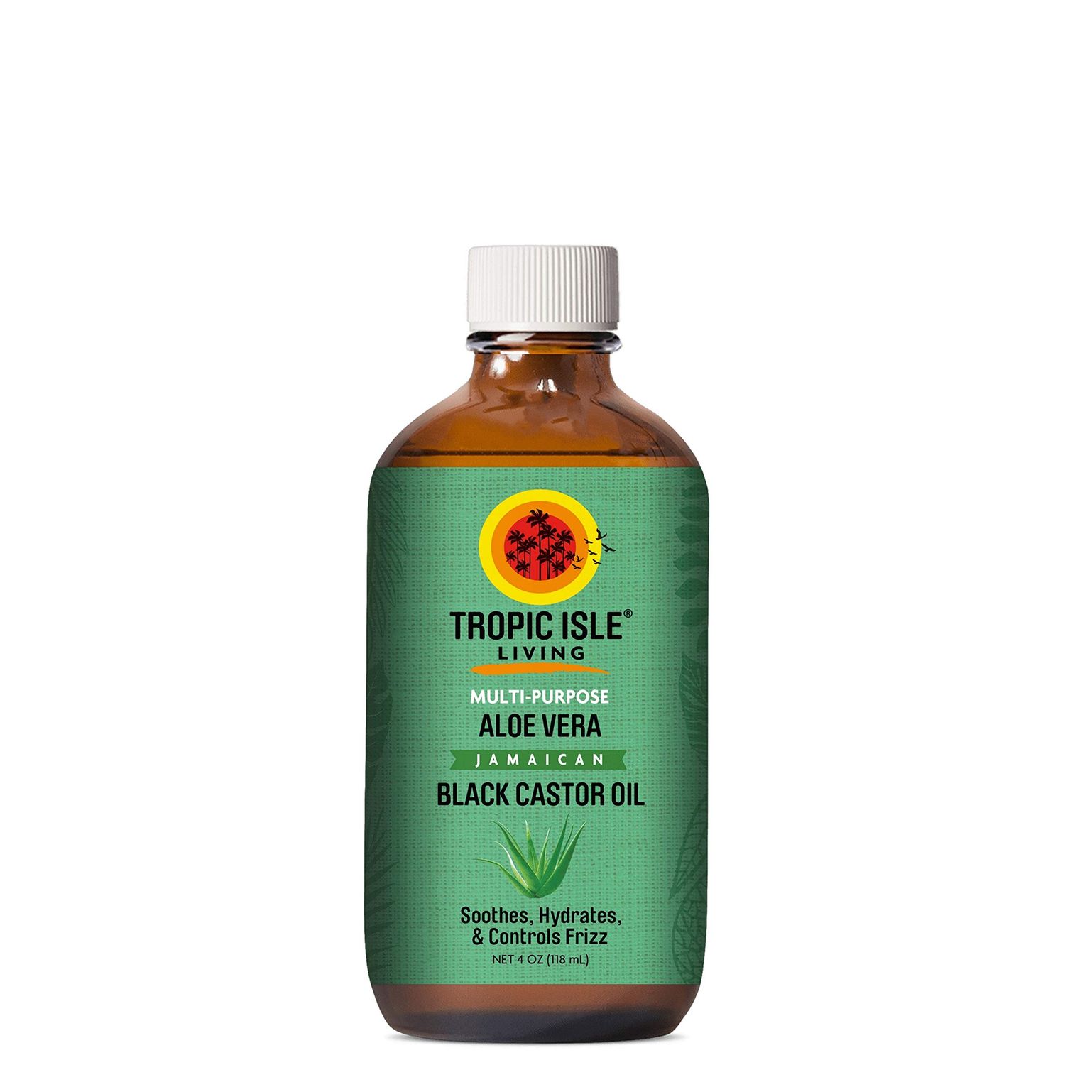 Herbal Collection Jamaican Black Castor Oil (Aloe Vera) 4oz Soothing and Hydrating Oil for Hair, Skin Scalp Promotes Hair Growth, Calms Irritation, and Moisture Paraben-Free Cruelty-Free
